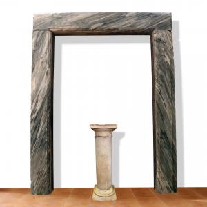 Ancient marble portal. 16th century.